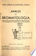 Anales de bromatología