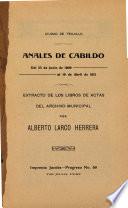 Anales de Cabildo