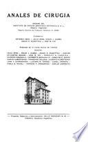 Anales de cirugía