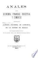 Anales de economia, finanzas, industria y comercio