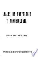 Anales de edafología y agrobiología