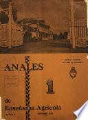 Anales de enseñanza agrícola