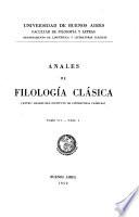 Anales de filología clásica