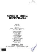 Anales de historia contemporánea
