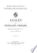 Anales de instrucción primaria