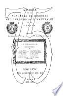 Anales de la Academia de Ciencias Medicas, Fïsicas y Naturales de la Habana