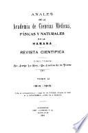 Anales de la Academia de Ciencias Médicas, Físicas y Naturales de la Habana