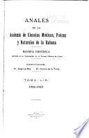 Anales de la Academia de Ciencias Medicas, Fïsicas y Naturales de la Habana