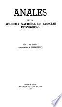 Anales de la Academia Nacional de Ciencias Económicas