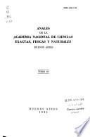 Anales de la Academia Nacional de Ciencias Exactas, Físicas y Naturales de Buenos Aires