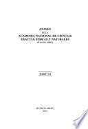Anales de la Academia Nacional de Ciencias Exactas, Físicas y Naturales de Buenos Aires