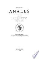 Anales de la Academia Nacional de Ciencias Morales y Políticas