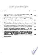 Anales de la Asociación Química Argentina