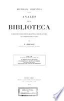 Anales de la Biblioteca