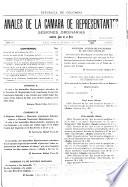 Anales de la Cámara de Representantes