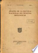 Anales de la Escuela Nacional de Ciencias Biológicas