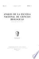 Anales de la Escuela Nacional de Ciencias Biológicas