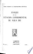 Anales de la Estación Experimental de Aula Dei