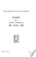 Anales de la Estación Experimental de Aula Dei