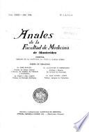 Anales de la Facultad de Medicina