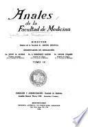 Anales de la Facultad de medicina