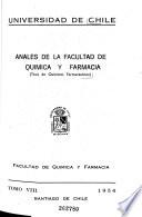 Anales de la Facultad de Química y Farmacia