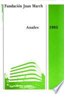 Anales de la Fundación Juan March