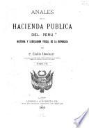 Anales de la hacienda pública del Perú