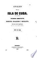 Anales de la isla de Cuba