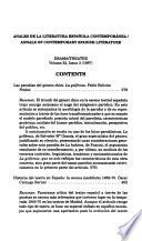 Anales de la Literatura Española Contemporánea