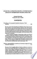 Anales de la Literatura Española Contemporánea