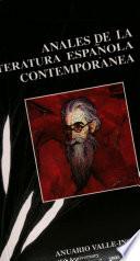 Anales de la Literatura Española Contemporánea
