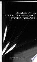 Anales de la Literatura Española Contemporánea