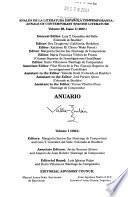 Anales de la Literatura Española Contemporánea