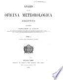 Anales de la Oficina Meteorológica Argentina