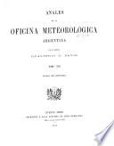Anales de la Oficina Meteorológica Argentina