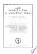 Anales de la Real Academia de Ciencias Morales y Políticas