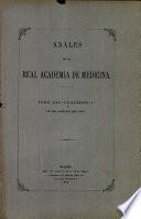 Anales de la Real Academia de Medicina - 1901 - Tomo XXI - Cuaderno 1