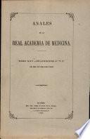 Anales de la Real Academia de Medicina - 1905 - Tomo XXV - Cuadernos 2 y 3