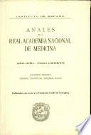 Anales de la Real Academia Nacional de Medicina - 1970 - Tomo LXXXVII - Cuaderno 3