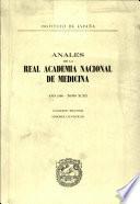 Anales de la Real Academia Nacional de Medicina - 1980 - Tomo XCVII - 2