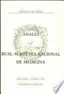Anales de la Real Academia Nacional de Medicina - 2003 - CXX - Cuaderno 3