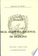 Anales de la Real Academia Nacional de Medicina - 2005 - Tomo CXXII - Cuaderno 3