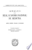 Anales de la Real Academia Nacional de Medicina
