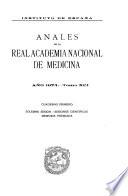 Anales de la Real Academia Nacional de Medicina