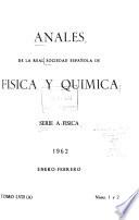Anales de la Real Sociedad Española de Física y Química