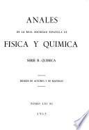 Anales de la Real Sociedad Española de Física y Química
