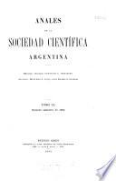 Anales de la Sociedad Científica Argentina