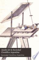 Anales de la Sociedad Científica Argentina