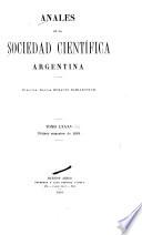 Anales de la Sociedad Científica Argentina